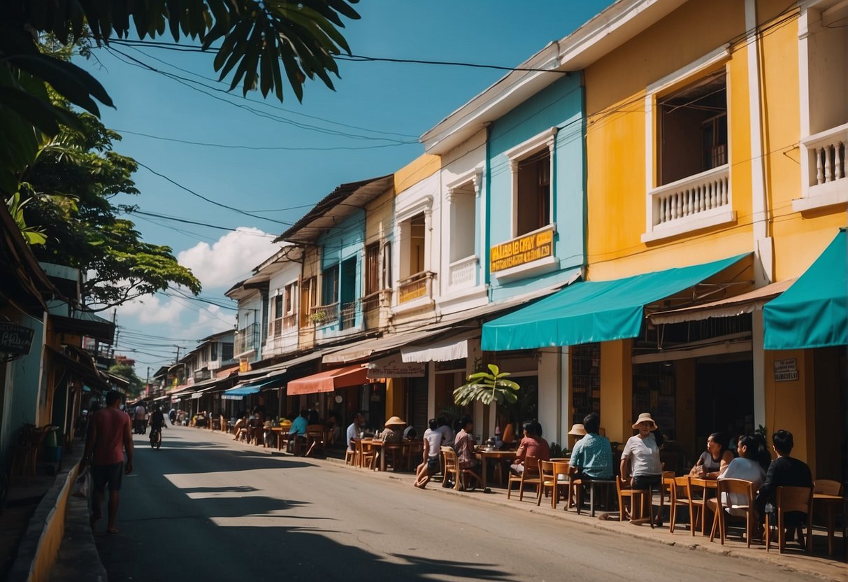 People travel to Kalibo, finding accommodations and exploring local attractions. They visit the town, beaches, and enjoy traditional Filipino cuisine